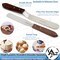 A2Z Scilab Icing Spatula Straight 5 Long Plain Blade Sturdy Wood Handle, Total Length 9 A2Z-ZR-WHS5 - alternate 6